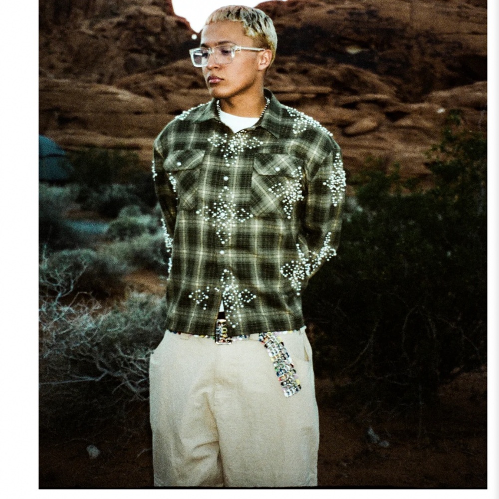 Pearl Logo Flannel (Moss) - Righteous